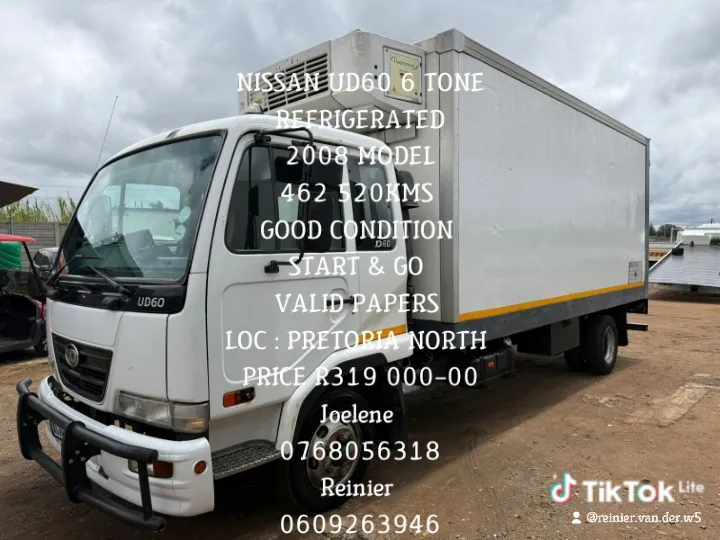Ud 60 Fridge Truck - Nissan - Ud60 - Used