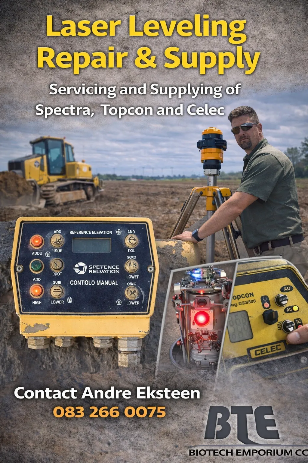 LASER & GPS LAND LEVELLING SYSTEMS Sales • Repairs • Calibration • Refurbishment
