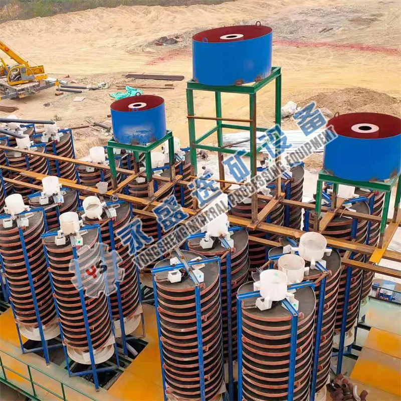 5LL-1200 spiral chute with high efficiency during mining procedure