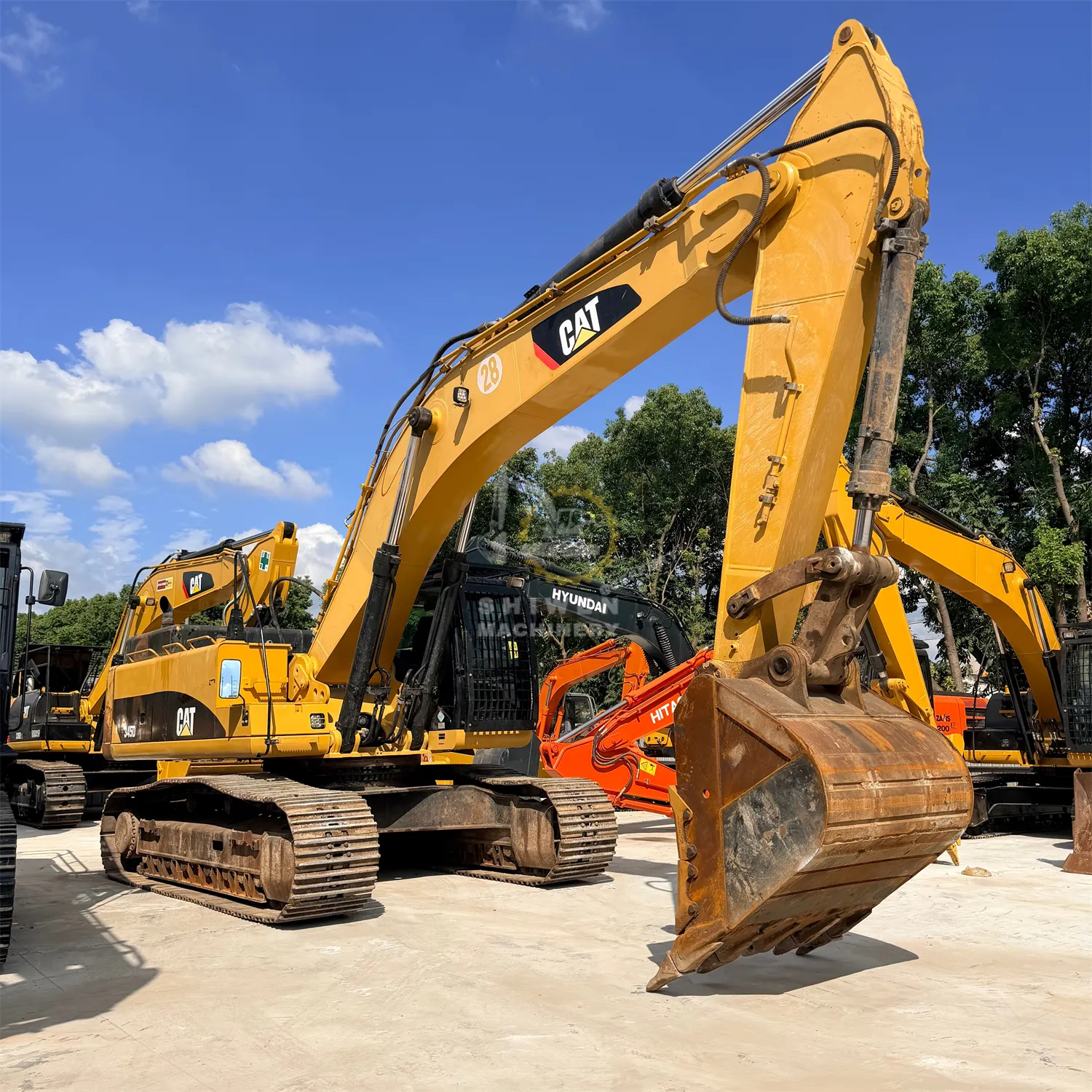 Used Excavator CAT349D Mining Machinery Original Painting - CATERPILLAR - 349D - Used